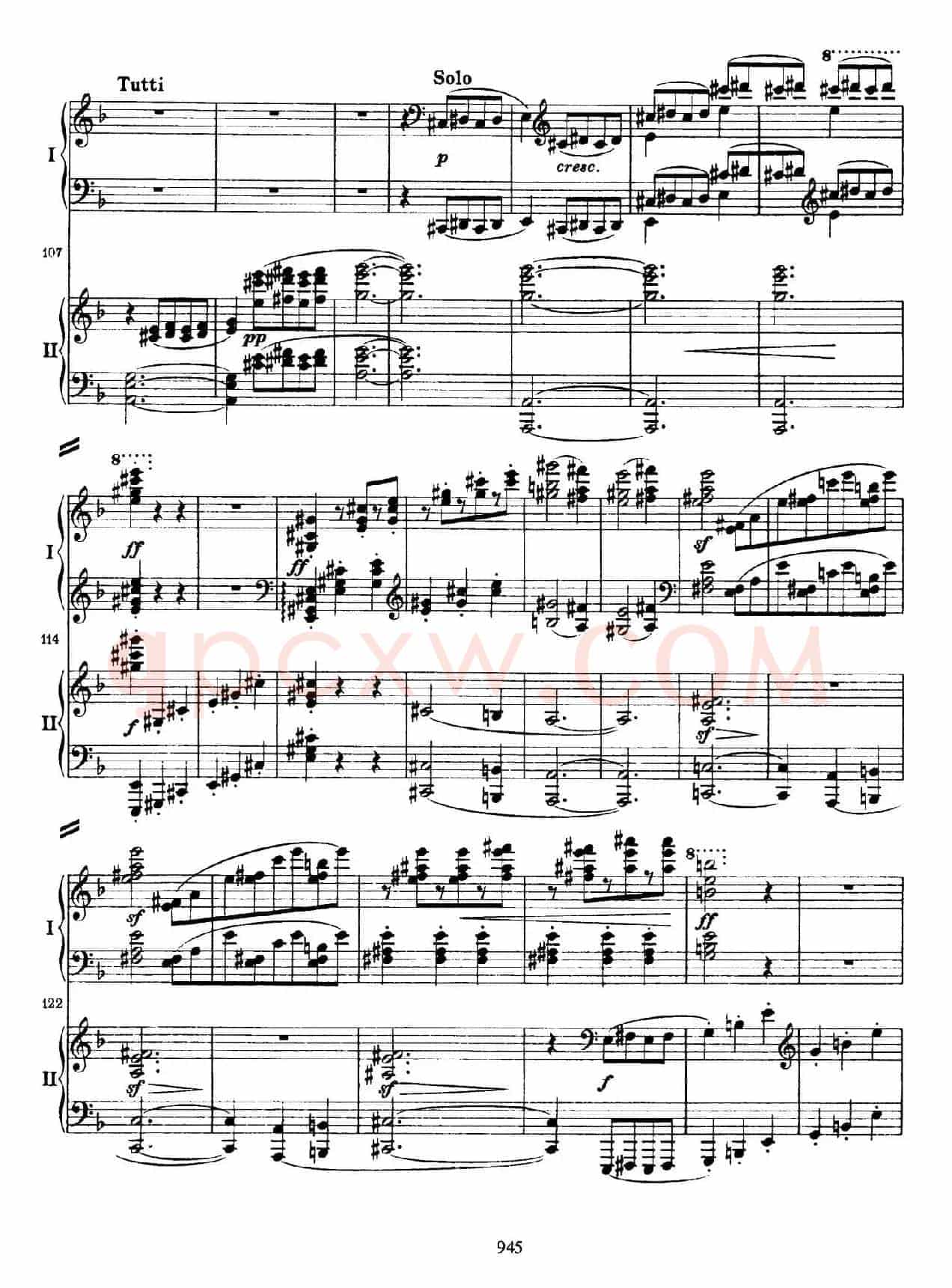 降B大调第二钢琴协奏曲 （P41——50）