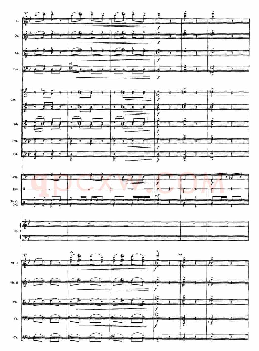壮美的牧歌（交响音诗、总谱）