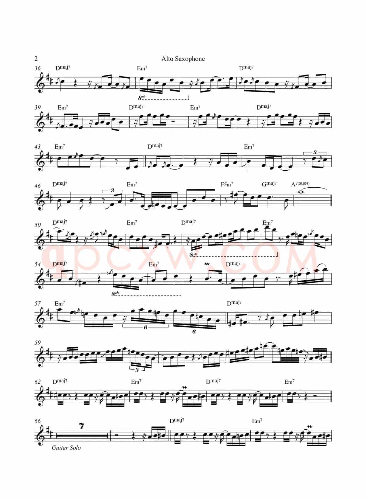 Soulful Strut（中音萨克斯）