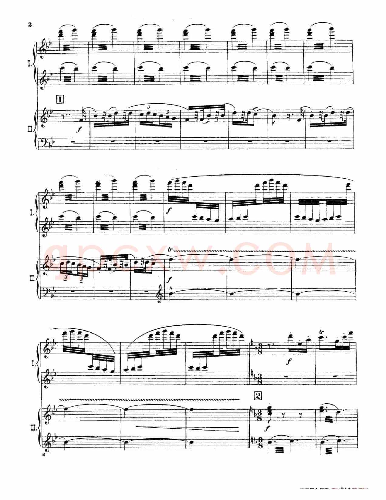 The Pines of Rome(交响诗《罗马的松树》·双钢琴)(第一部分:博尔盖塞别墅的松树)