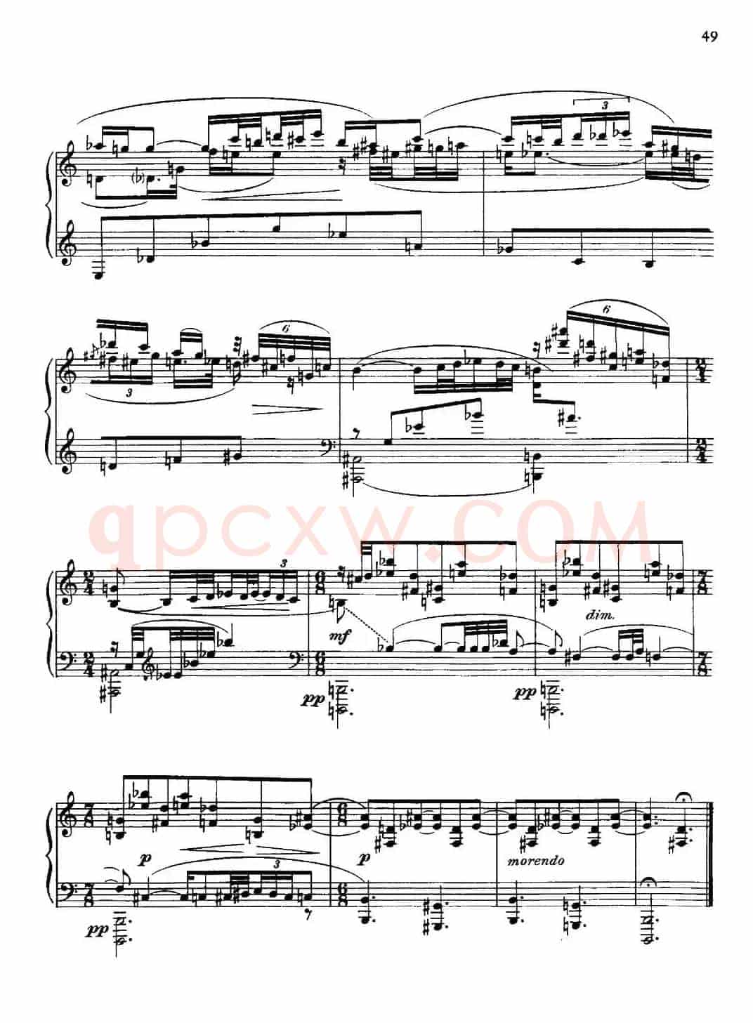 塞缪尔·巴伯 - 降e小调钢琴奏鸣曲 op.26 v.3