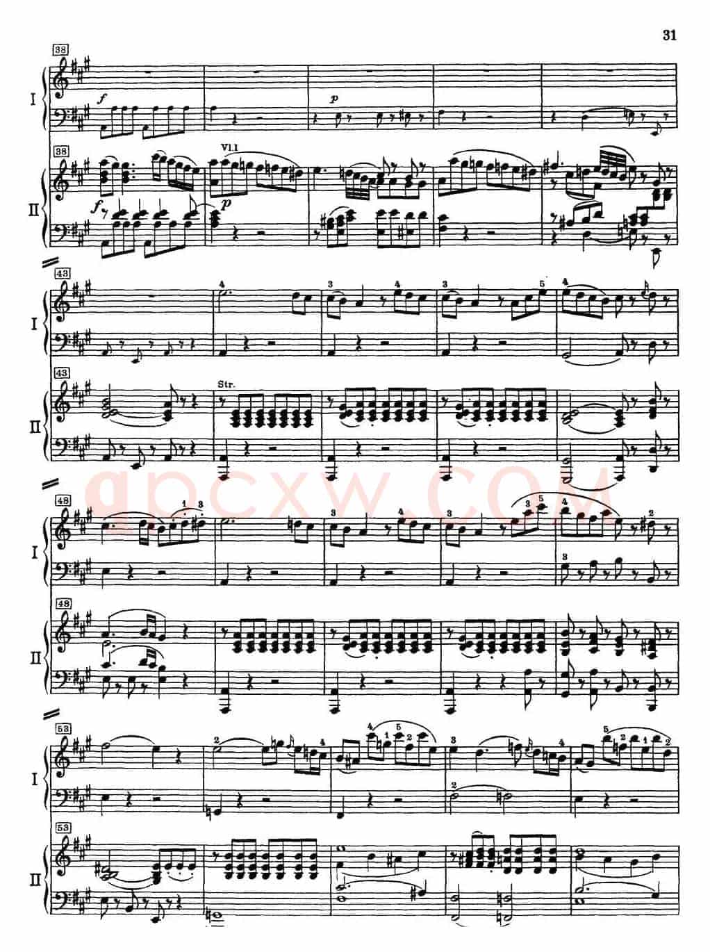 二十八部钢琴协奏曲 No.26（(P31-45）