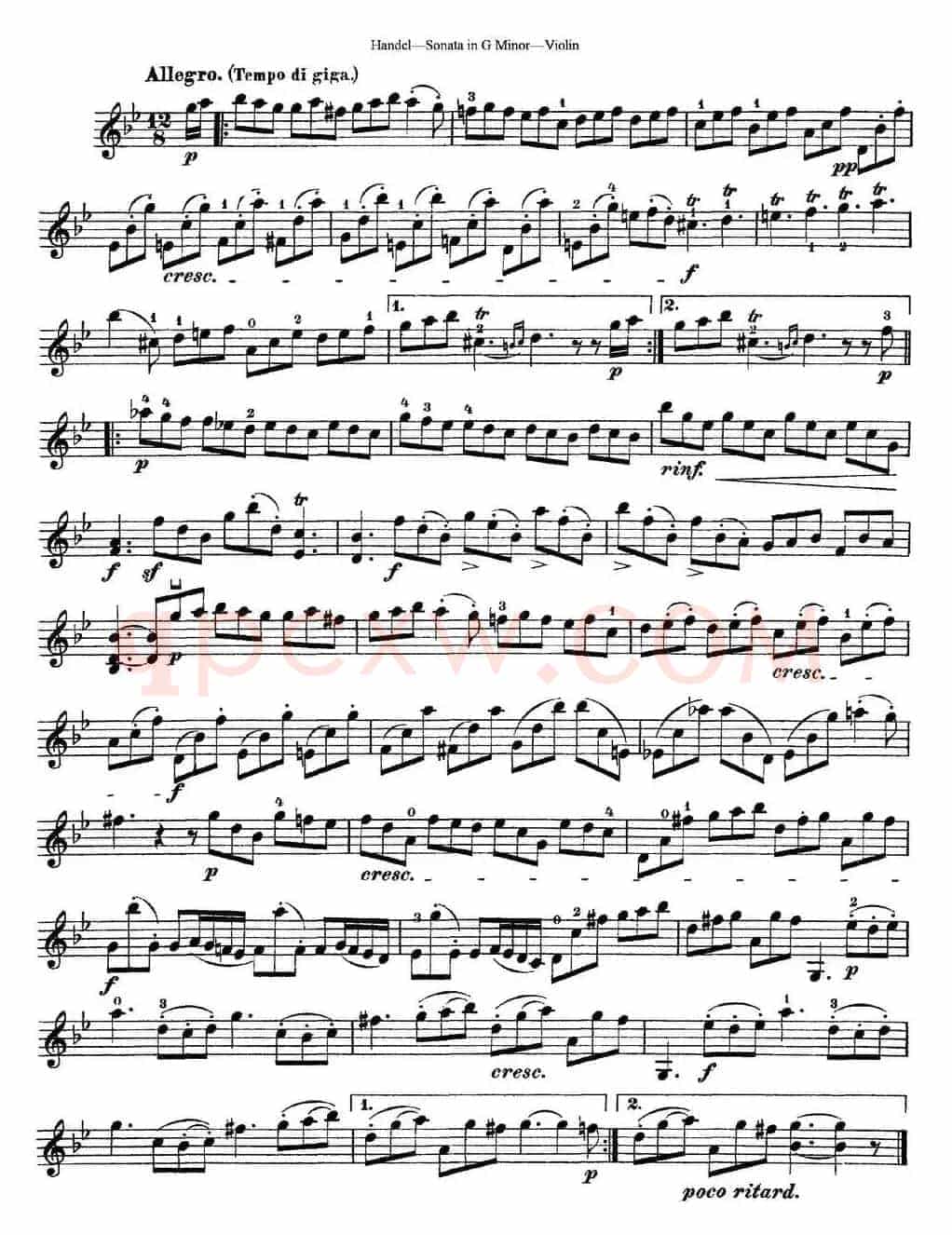 Violin Sonata No.2 in G minor