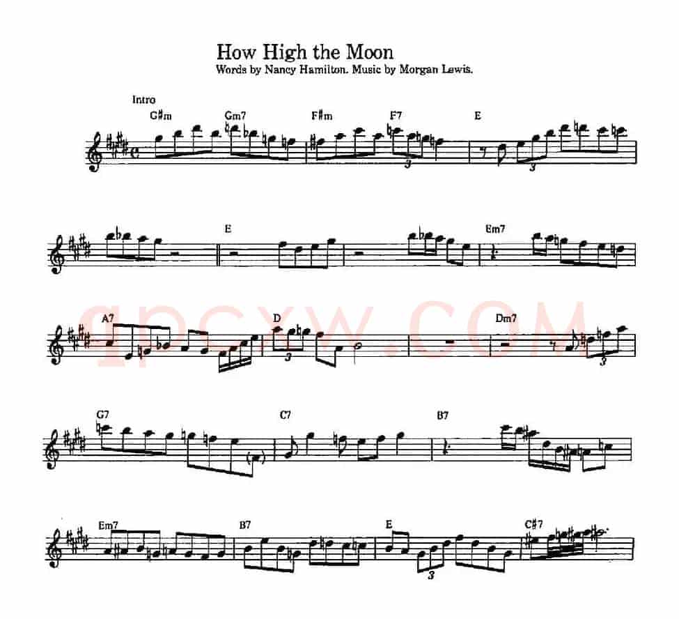 How High the Moon