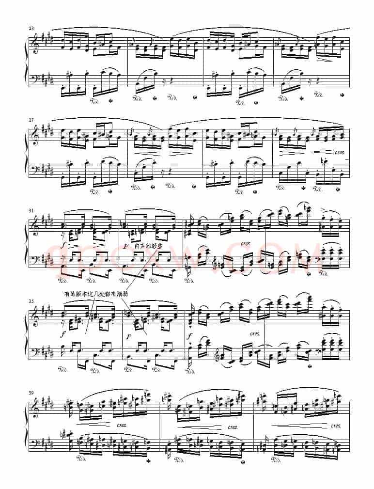 离别曲（肖邦练习曲）