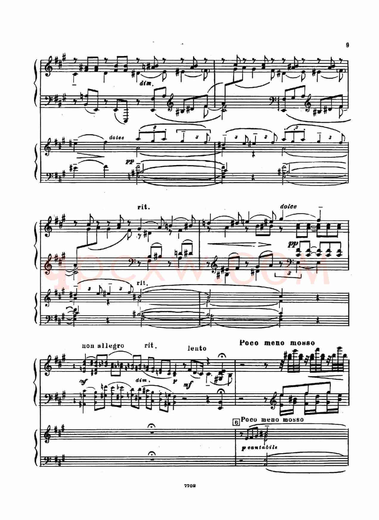 升f小调第一钢琴协奏曲 Op.1(双钢琴版)
