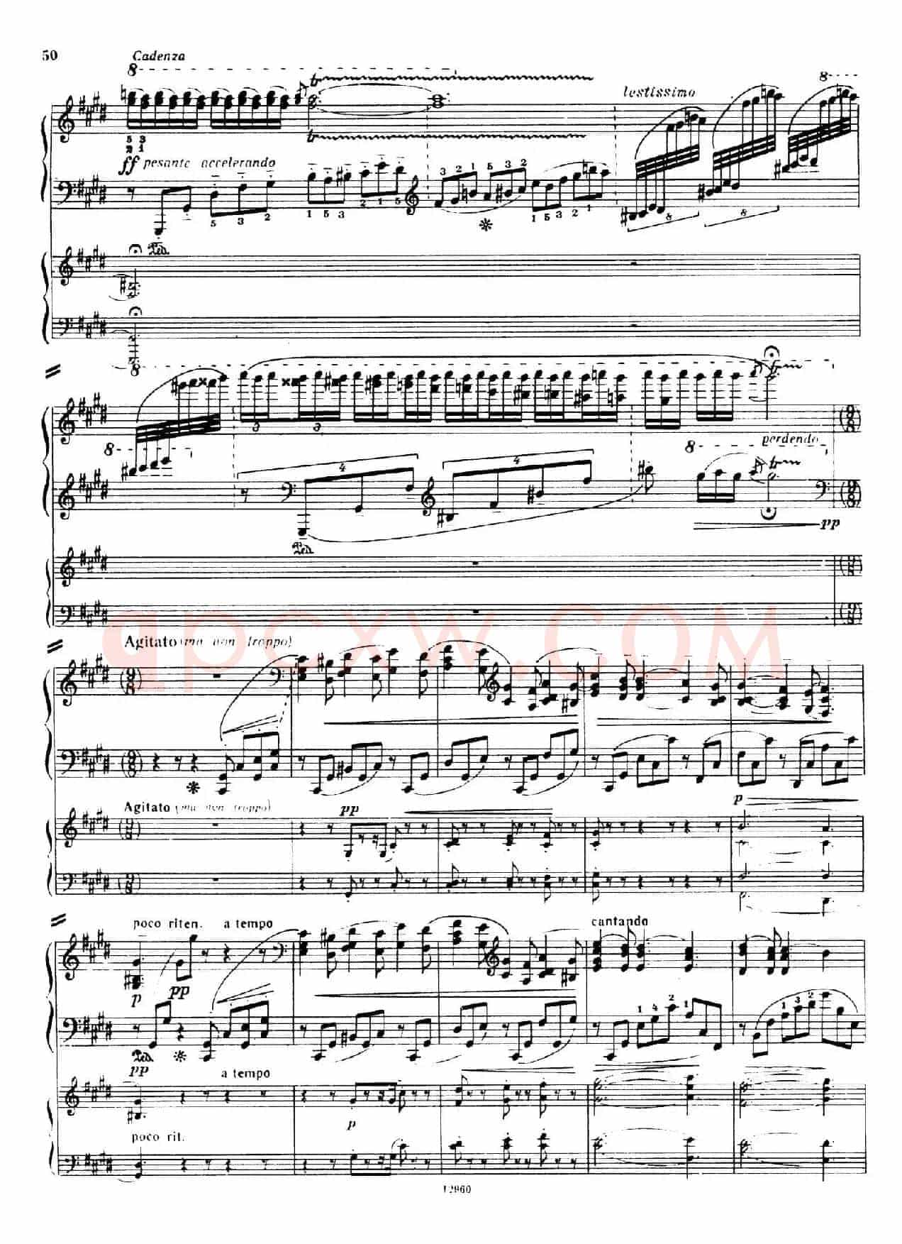 Piano Concerto No.2 in c Minor Op.50(c小调第二钢琴协奏曲·Ⅱ·双钢琴)
