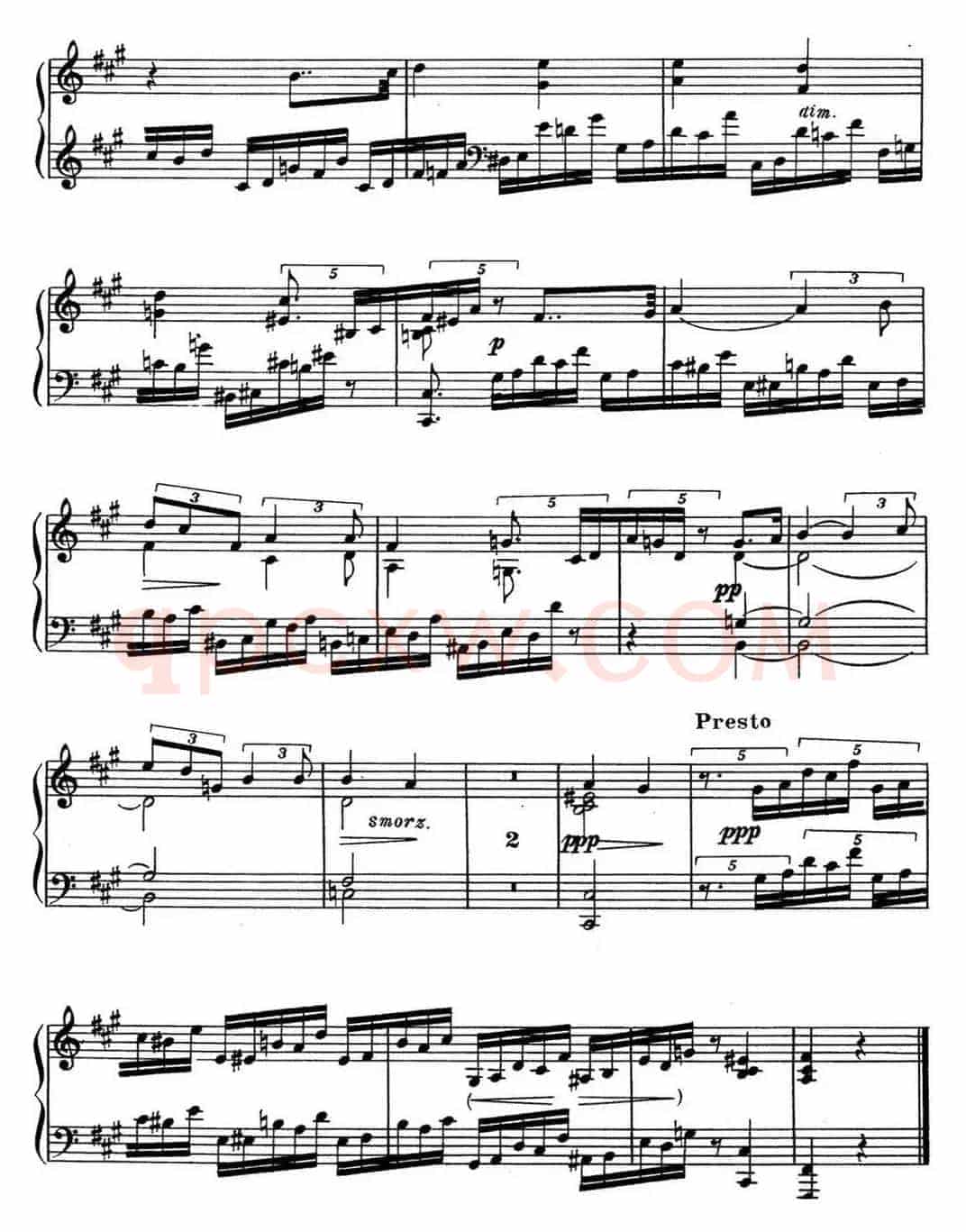 斯克里亚宾 钢琴练习曲 Op.42 No.2 Alexander Scriabin Etudes