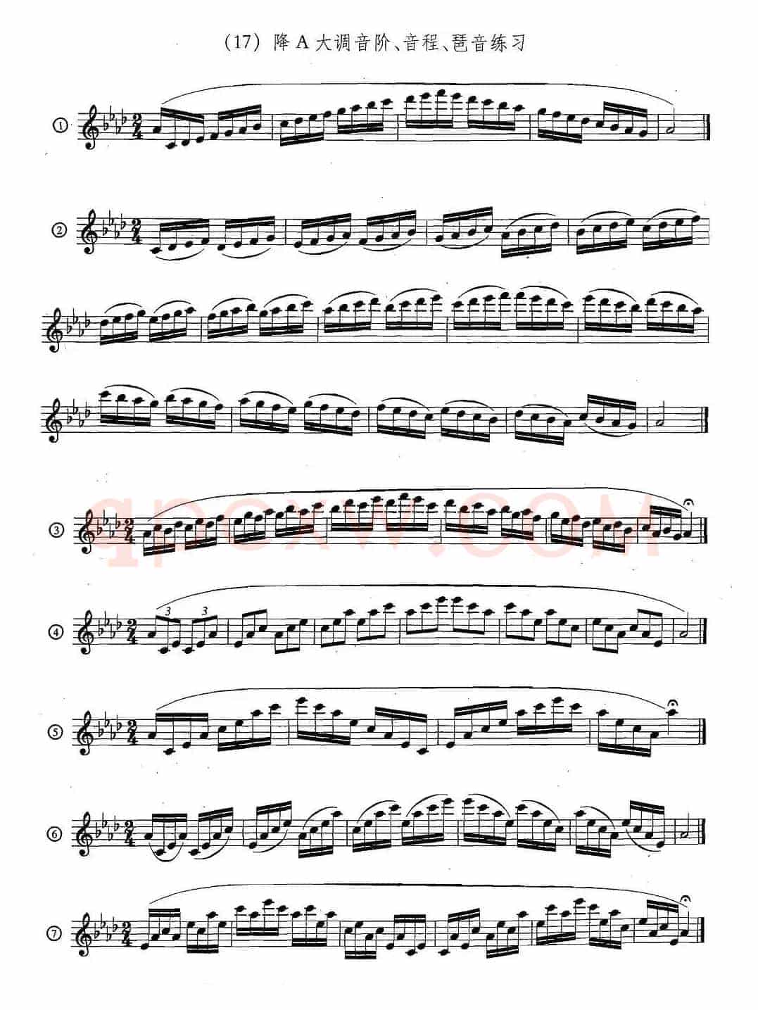 萨克斯练习曲合集（5—33）日常基础练习