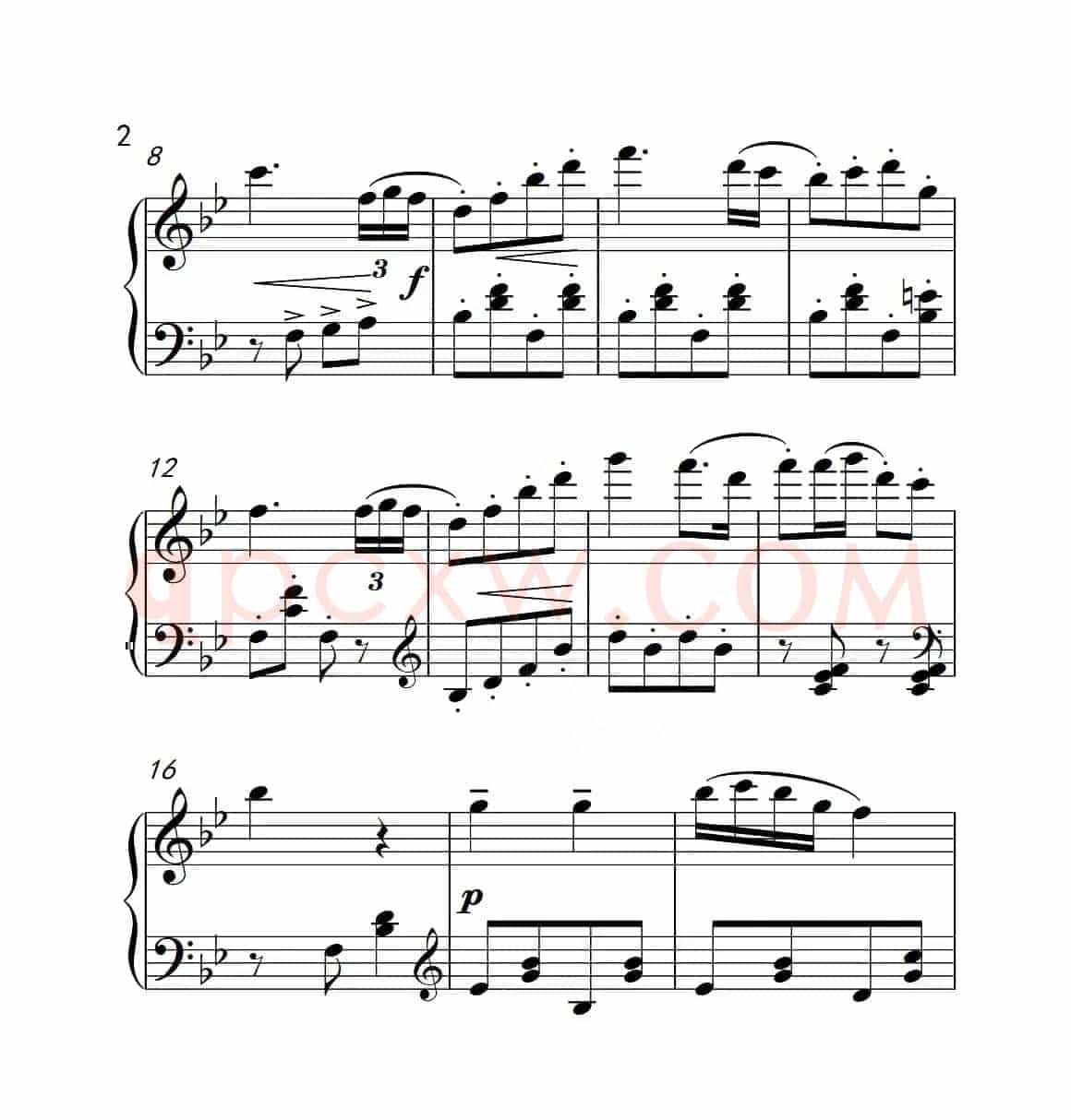 第三级 小风车（中国音乐学院钢琴考级作品1~6级）