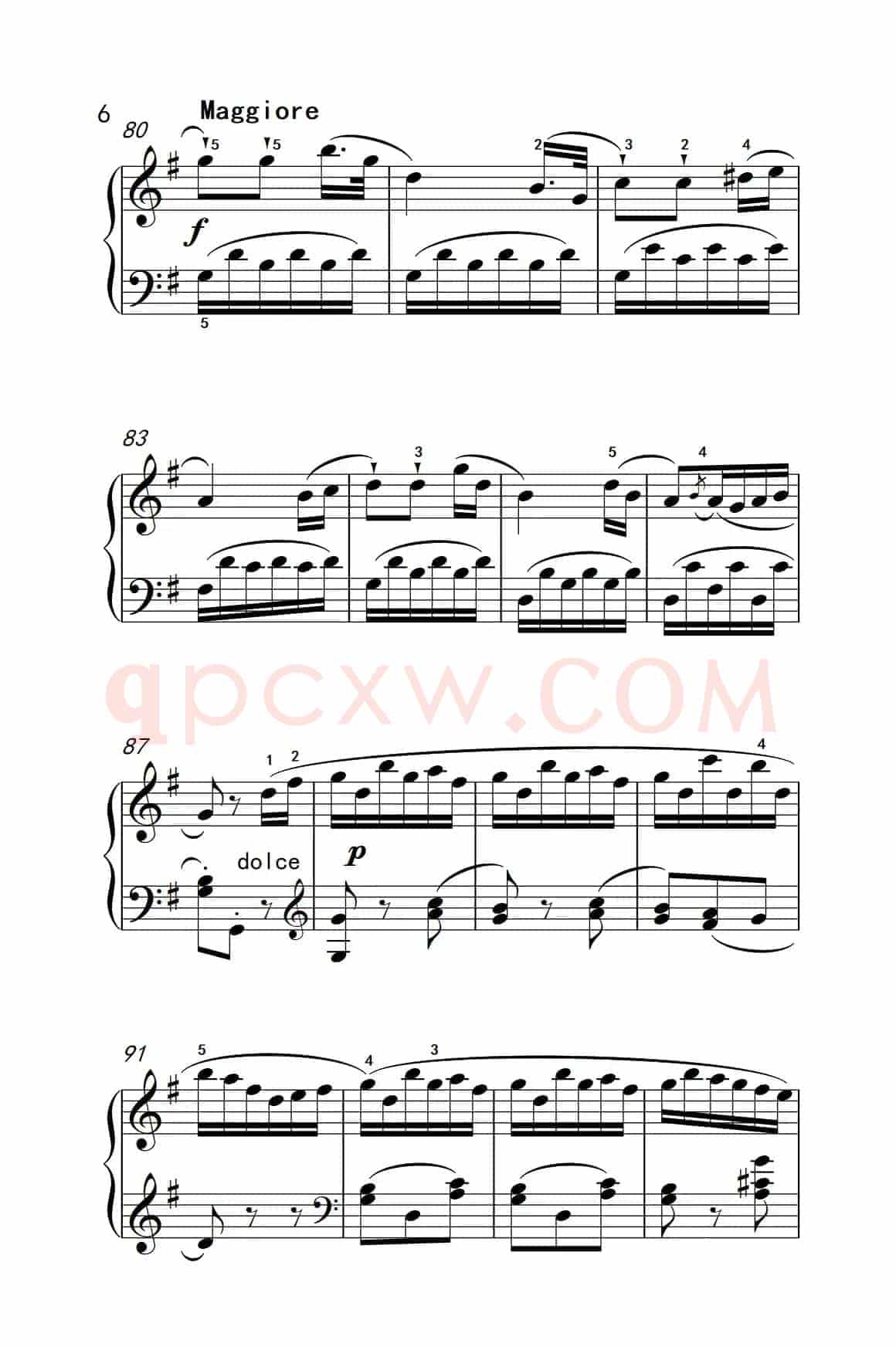 第四级 2.回旋曲（中央音乐学院 钢琴（业余）考级教程 4-6级）