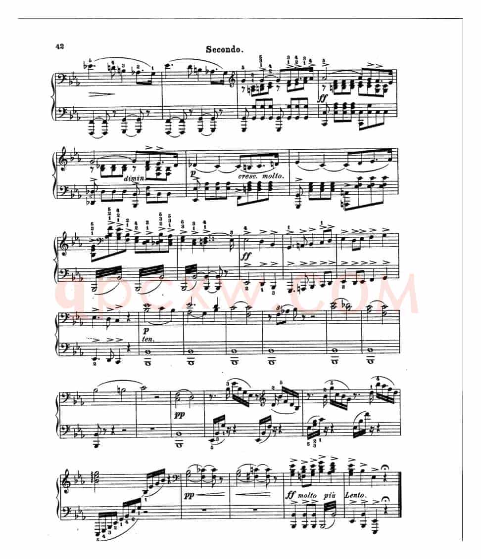 L'Arlesienne Suite No·2(阿莱城姑娘·第二组曲·四手联弹)