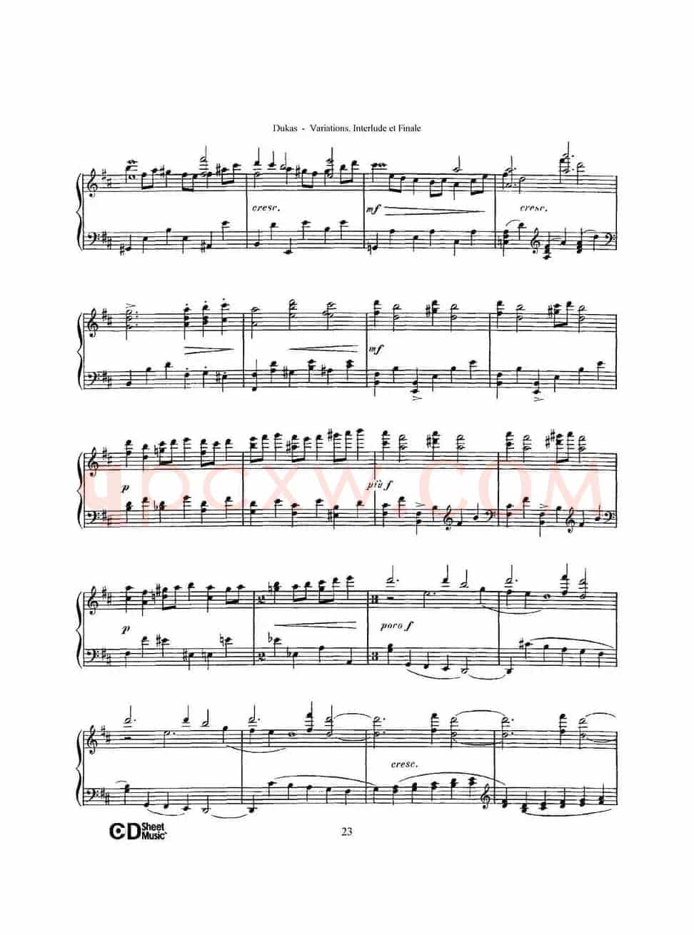 Variations, Interlude & Finale on theme de Rameau(拉摩主题变奏曲、间奏曲和终曲·第二部分)