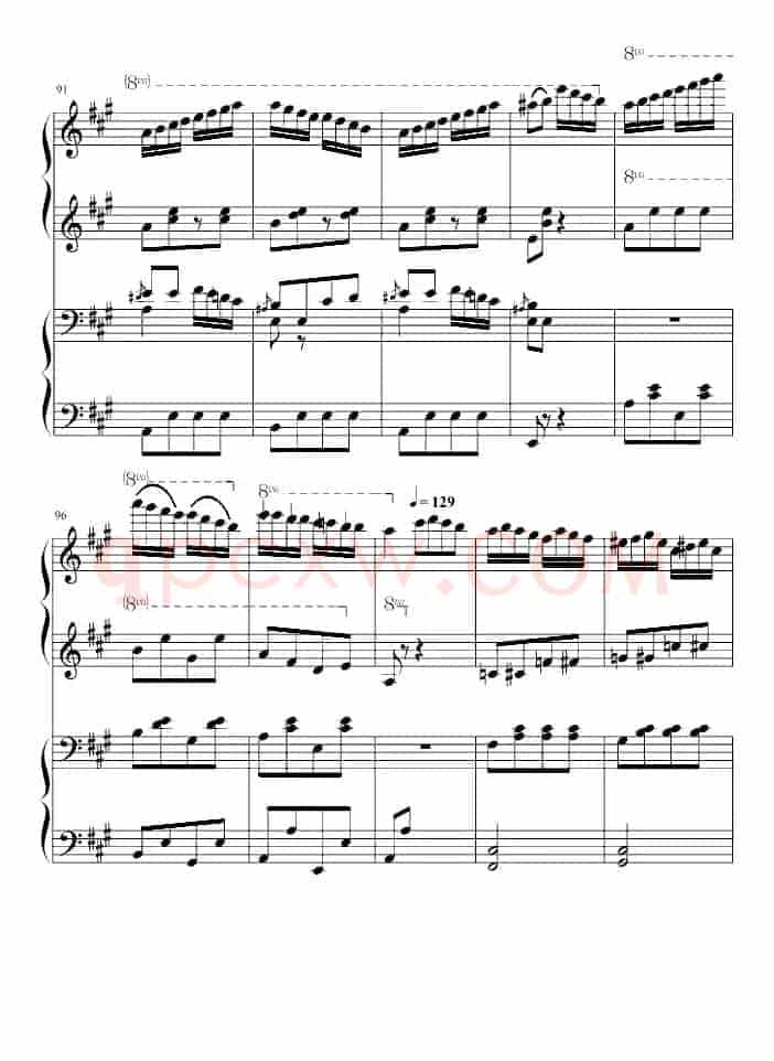 土耳其进行曲（四手联弹、周杰伦李云迪演奏版）