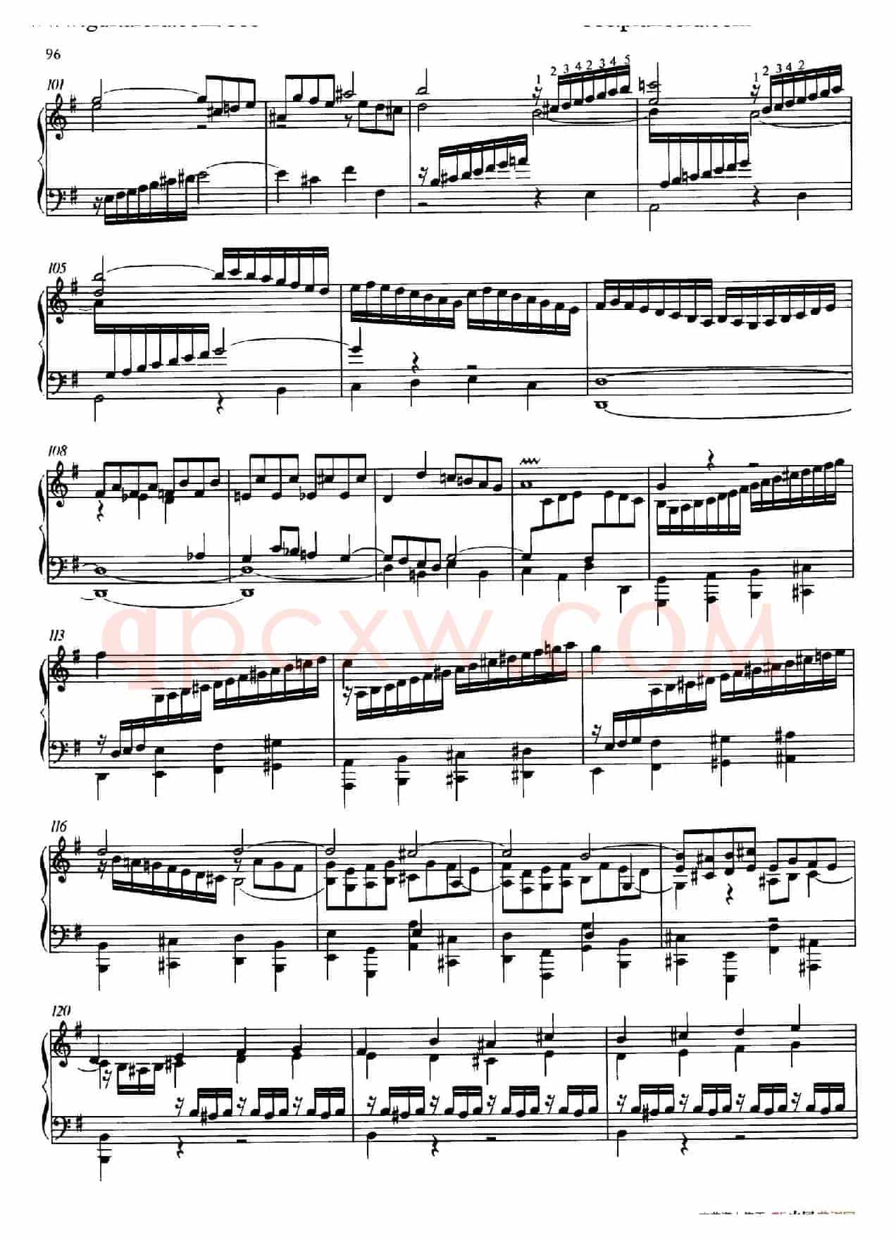 Prelude and Fugue in e Minor BWV 548（e小调前奏曲与赋格）