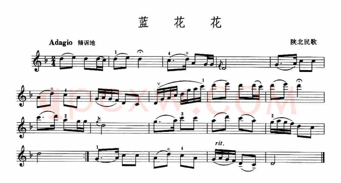 蓝花花