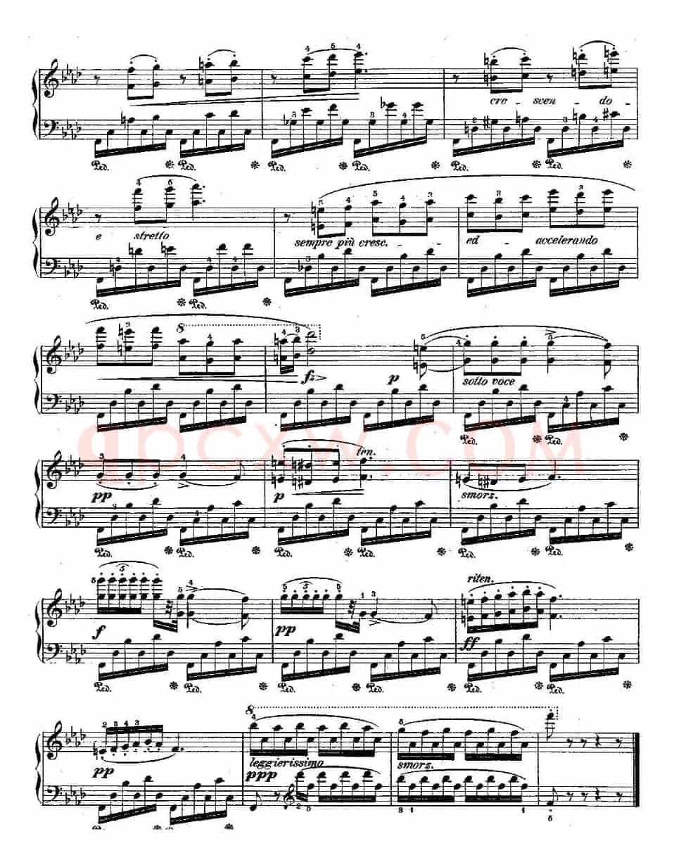 肖邦钢琴练习曲，Op.10之九