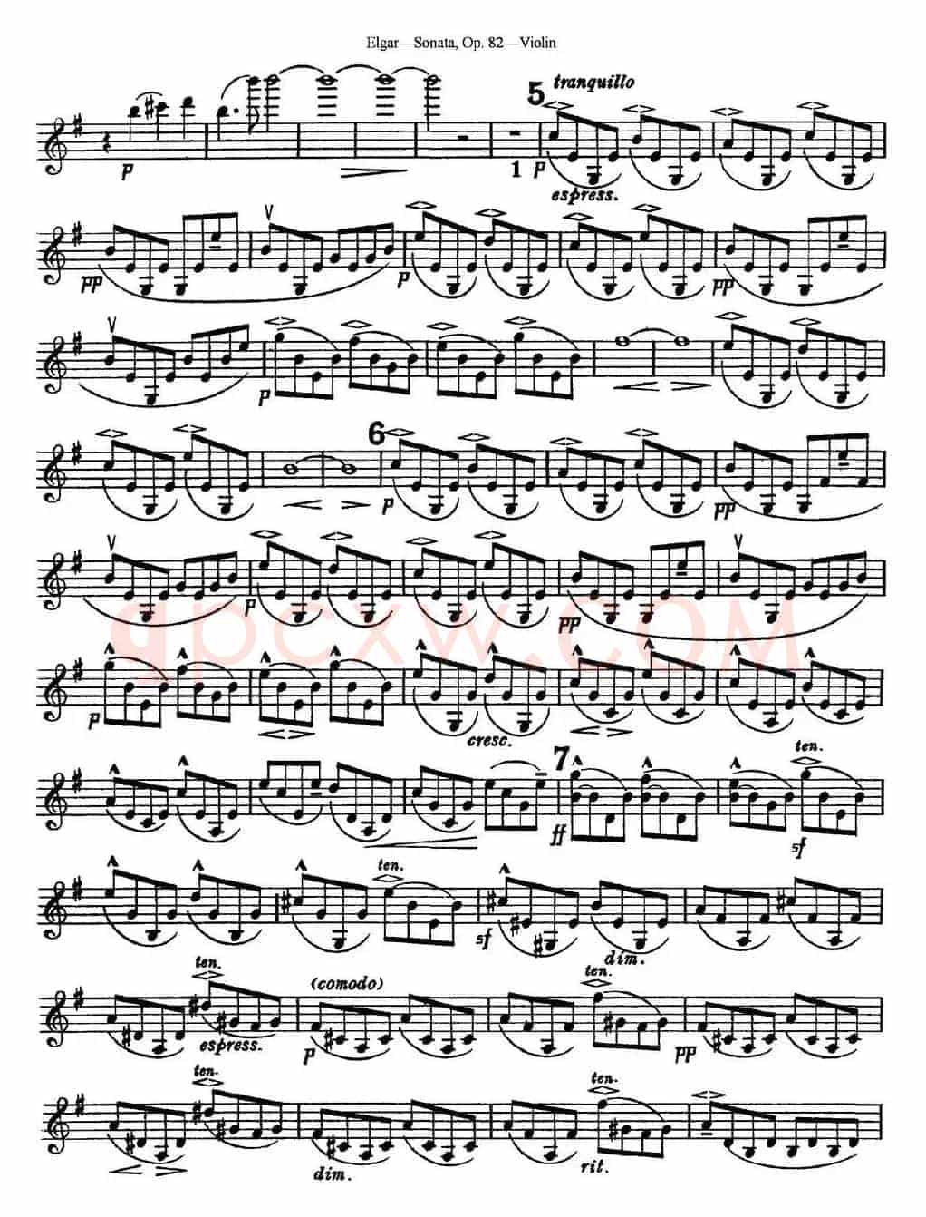 Violin Sonata Op.82