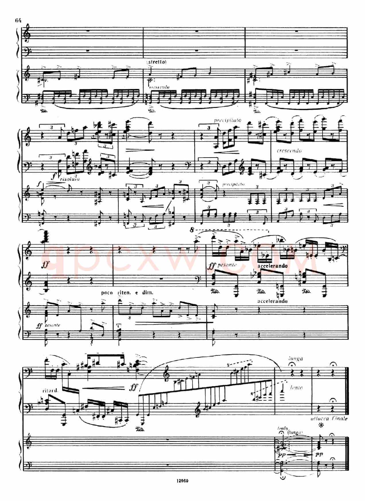 Piano Concerto No.2 in c Minor Op.50(c小调第二钢琴协奏曲·Ⅱ·双钢琴)