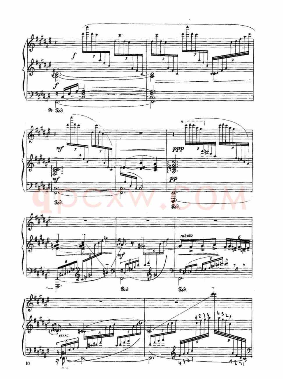 Six Préludes Exotiques Op·17（6首特色前奏曲·1）
