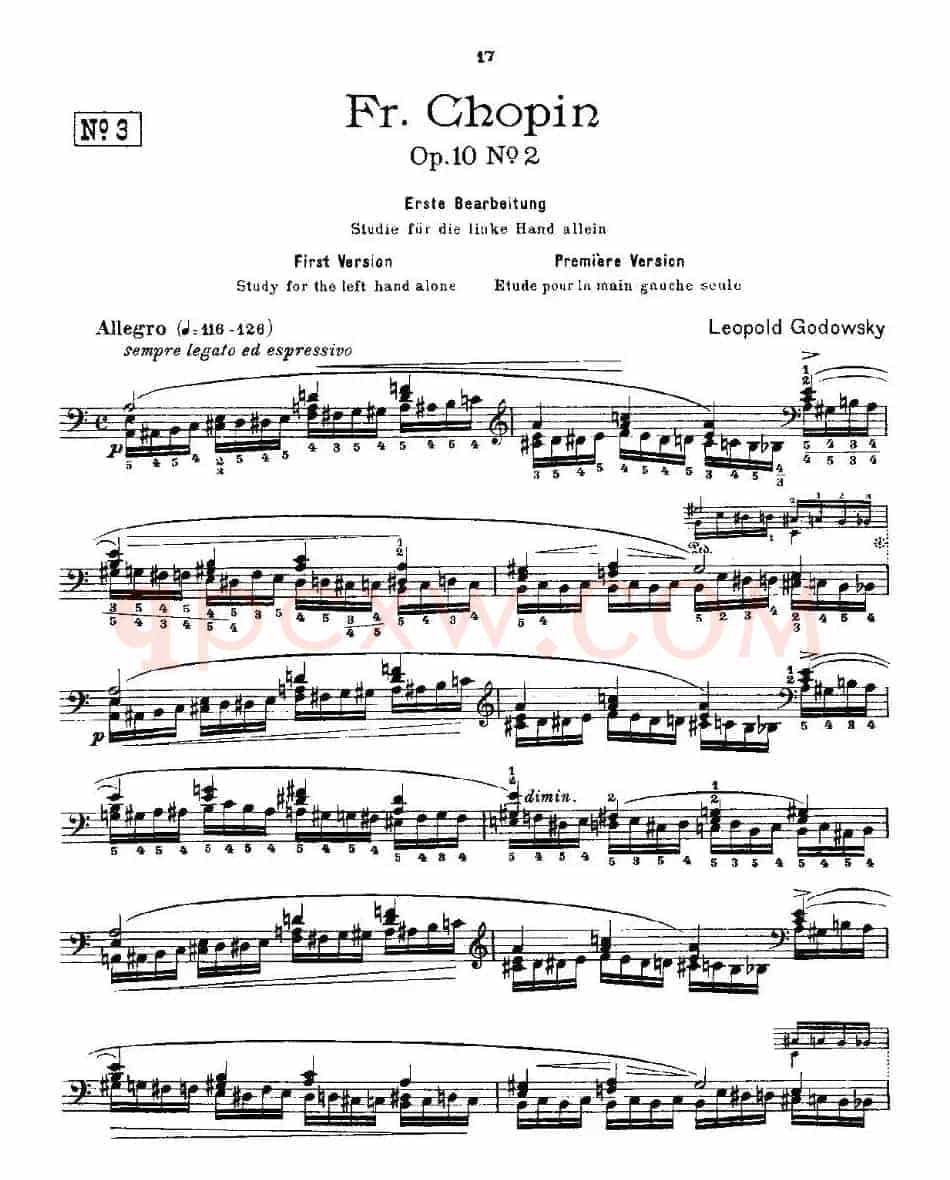 肖邦《练习曲》Fr.Chopin Op.10 No2-1