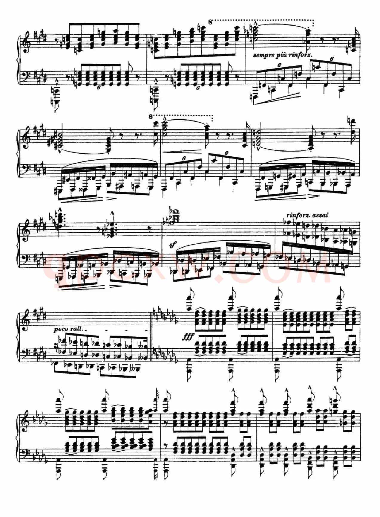 12 Etudes d'execution Transcendante S.139(12首超技练习曲·11)