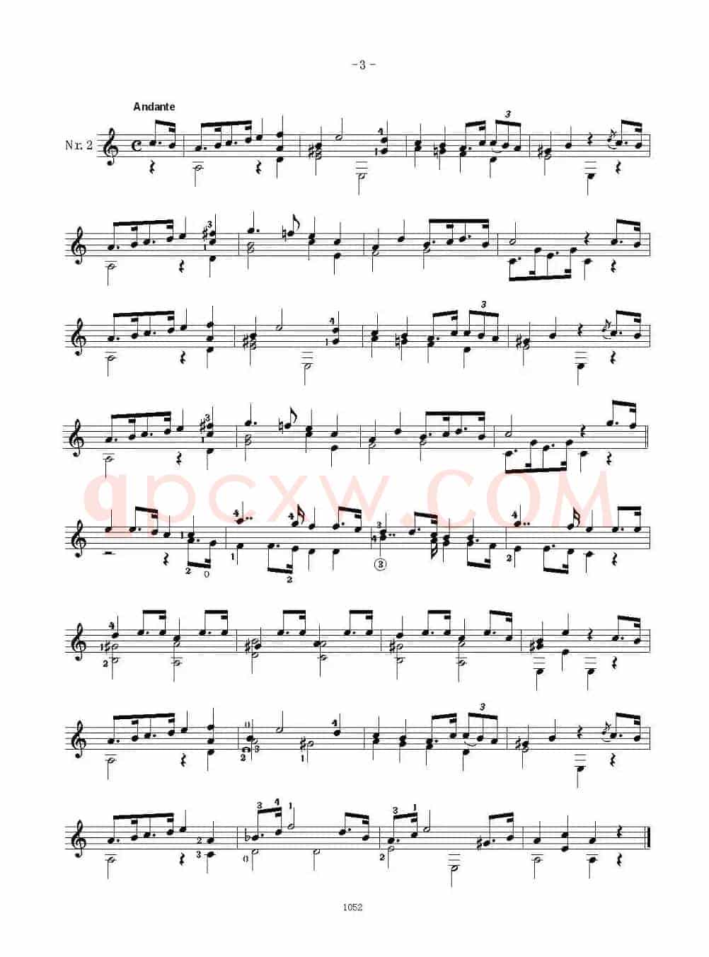 索尔·克斯特26首练习曲之1——5