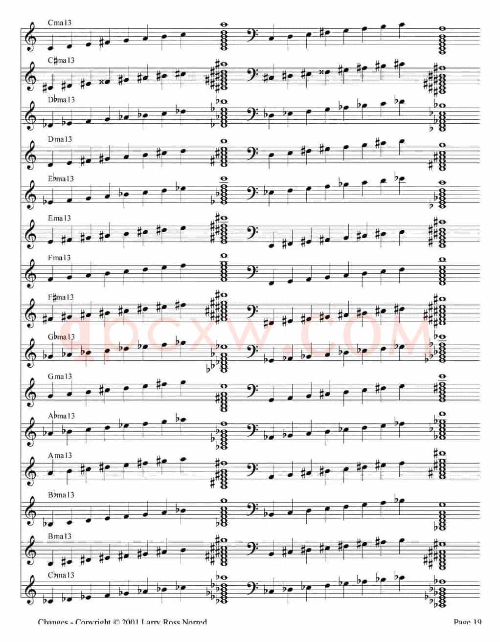 Changes（爵士乐和弦教材）（P1-20）