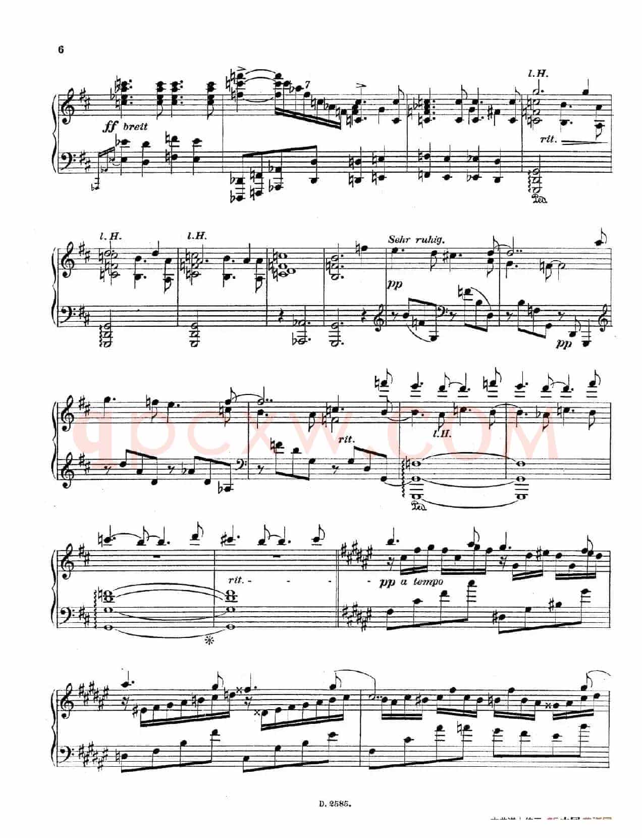 Fantasien über Gedichte von Richard Dehmel Op.9(德默尔之诗幻想曲2. 幸福的森林)