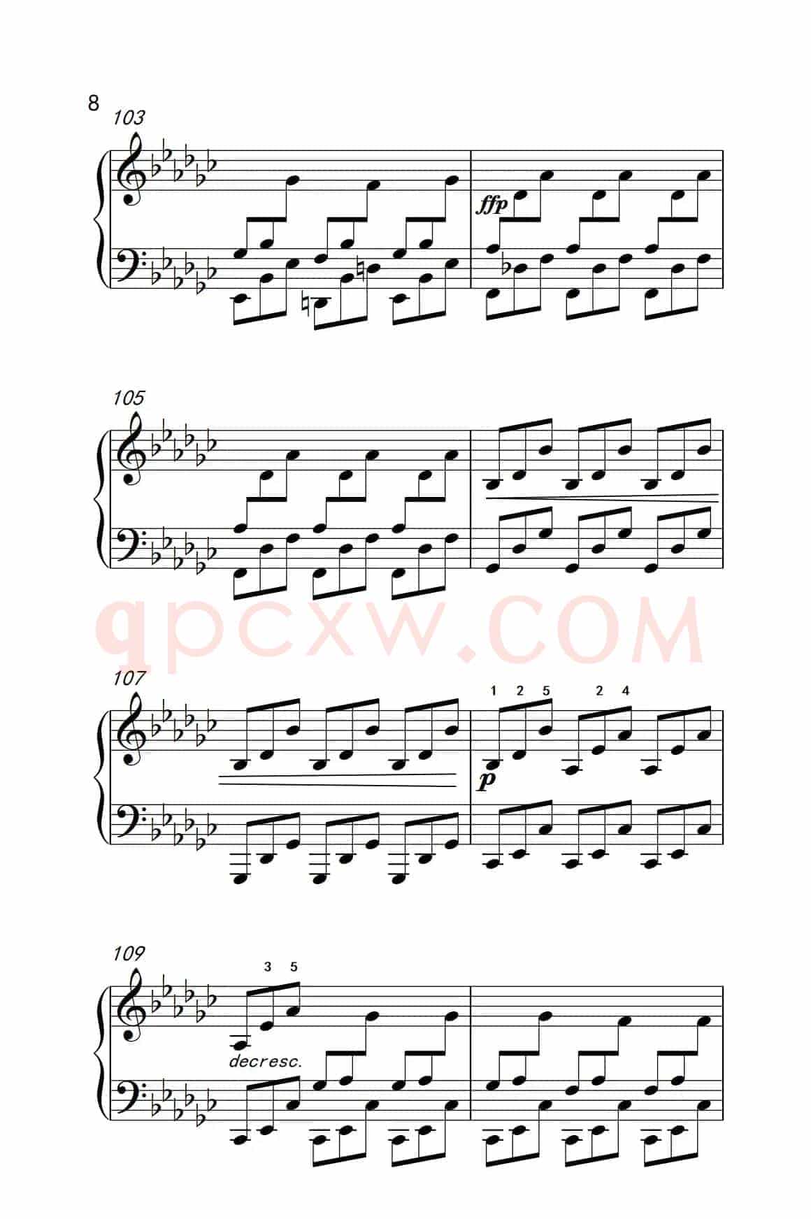 奏鸣曲 Opus 7 第三乐章（贝多芬奏鸣曲集 2）