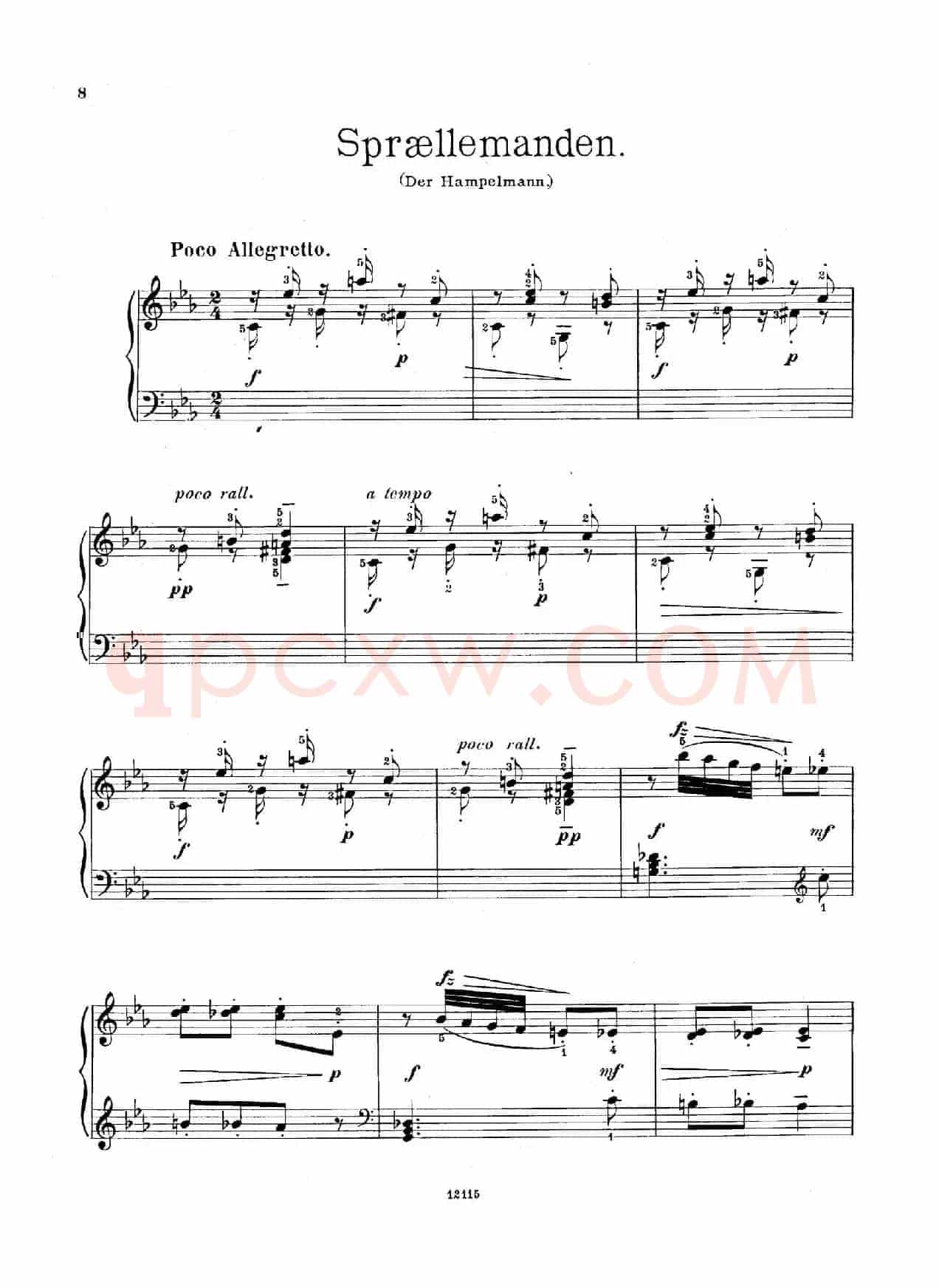 Six Humorous Bagatelles Op.11(6首幽默小品·4)