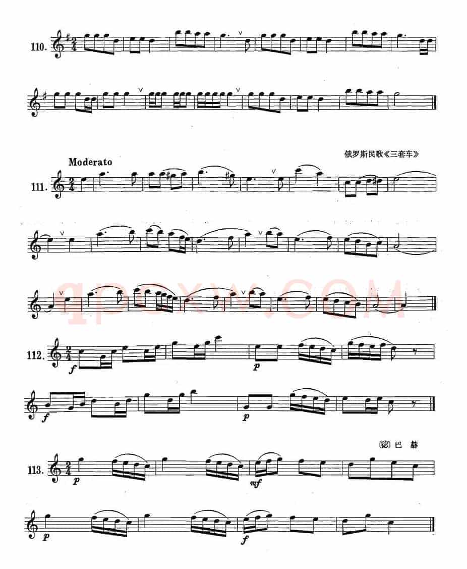 萨克斯练习曲合集（1—20）八分音符和十六分音符练习
