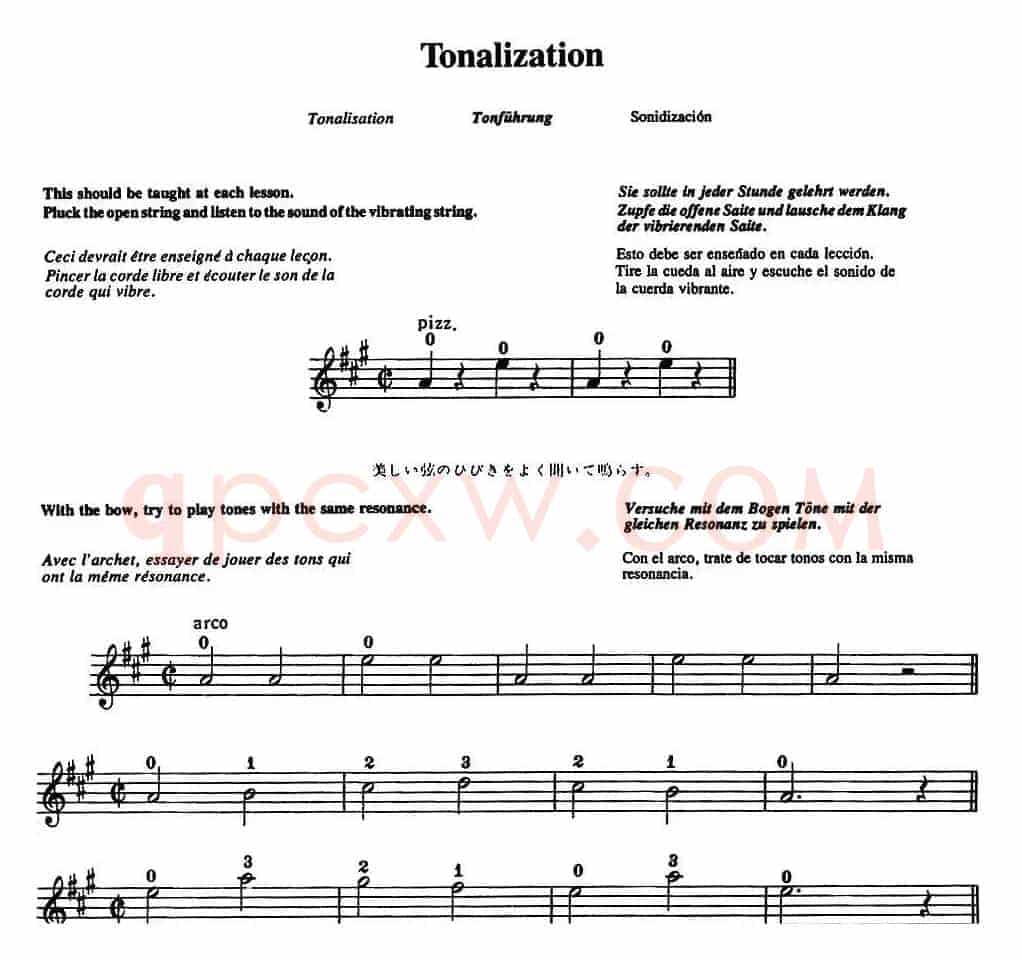 铃木小提琴教材第一册（Suzuki VIOLIN PART VOLUME 1）