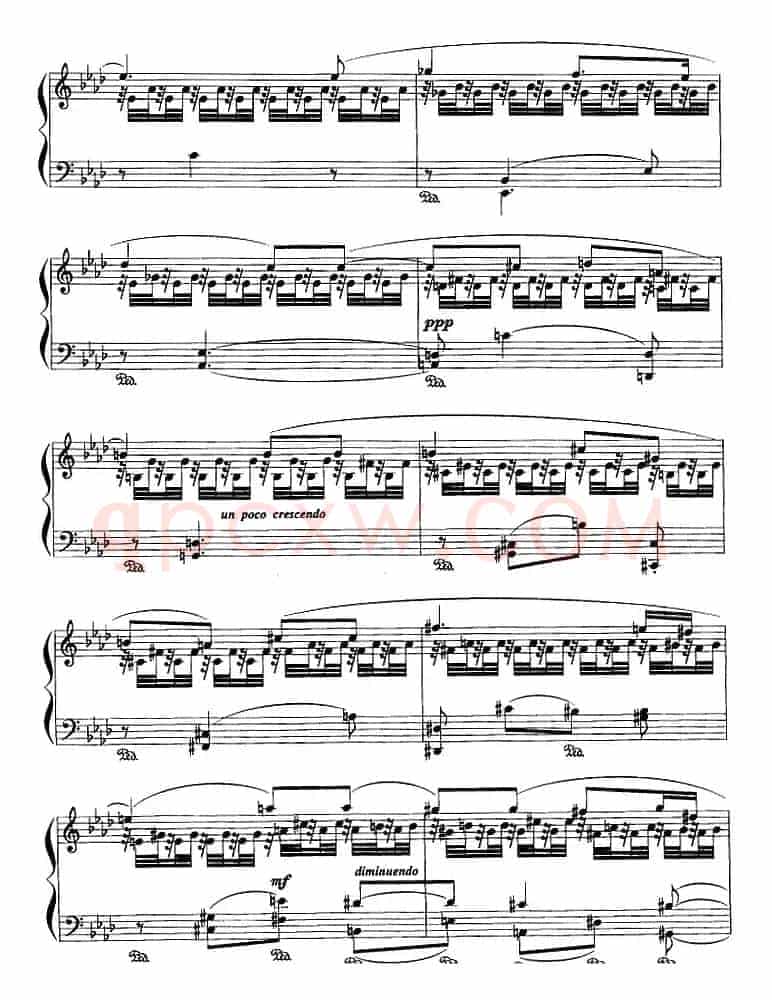 现代钢琴曲：16、在孤独的泉水边