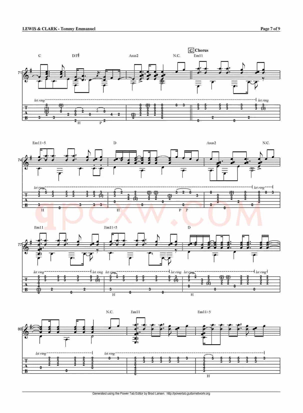 tommy emmanuel：lewis and clark（指弹吉他）