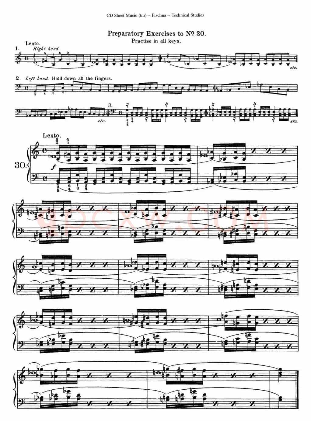 Technical Studies 60 Progressive Exercises (60首钢琴循序渐进练习曲 P41——50)