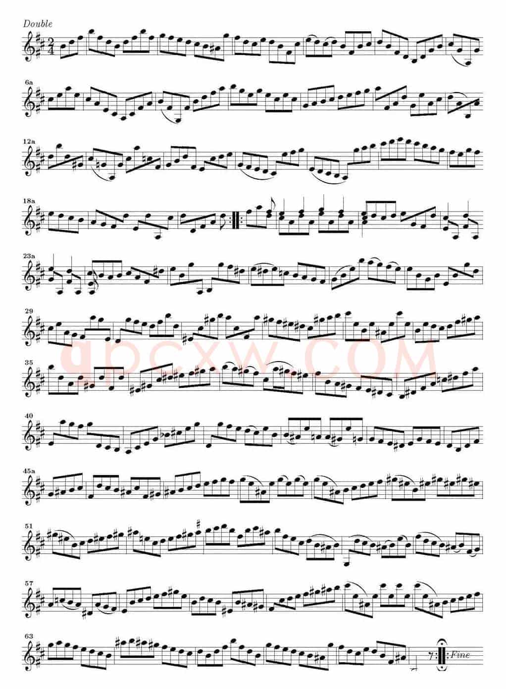 Bach Sonata BWV1002（无伴奏小提琴组曲）