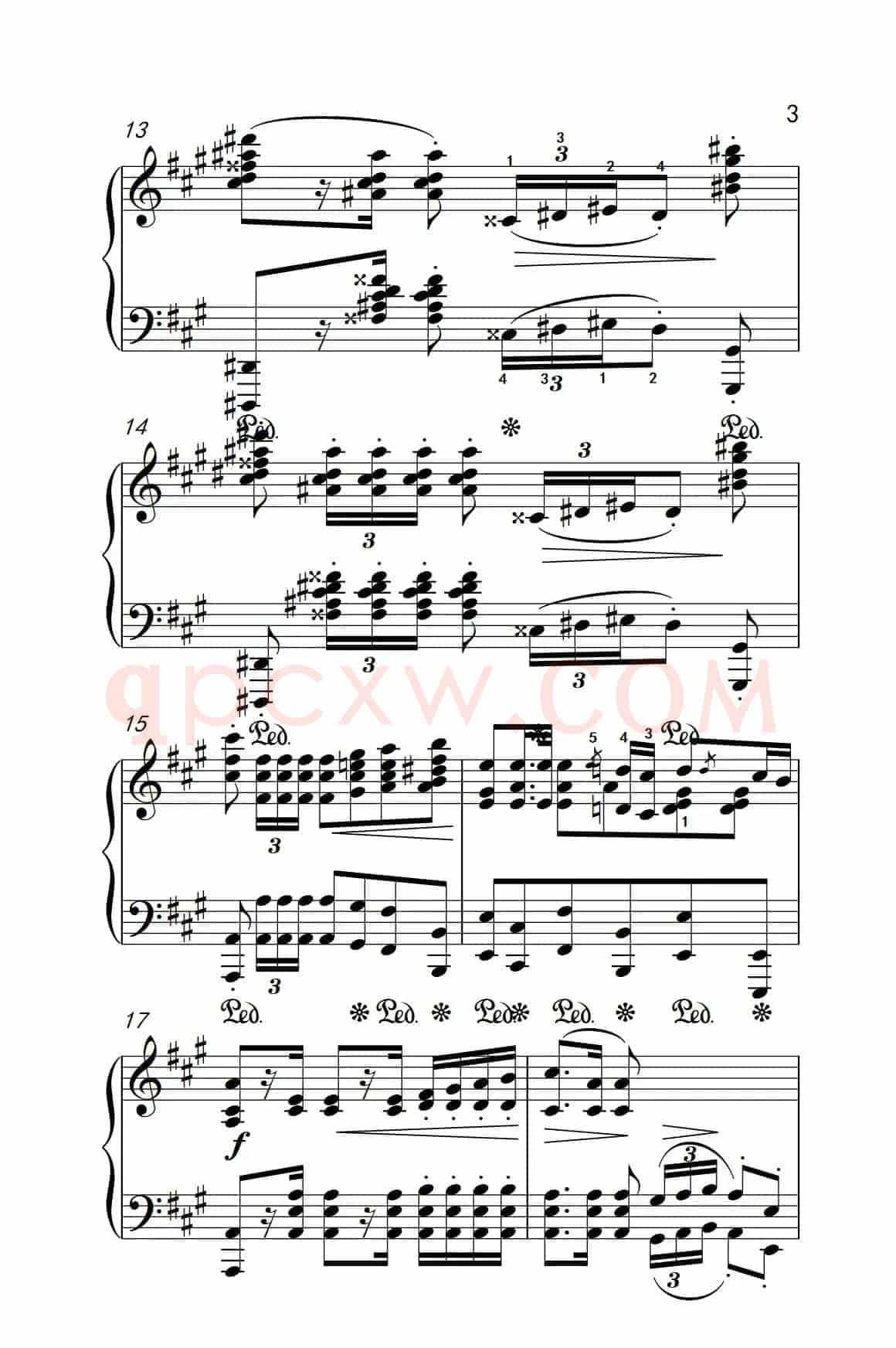 bA大调波兰舞曲