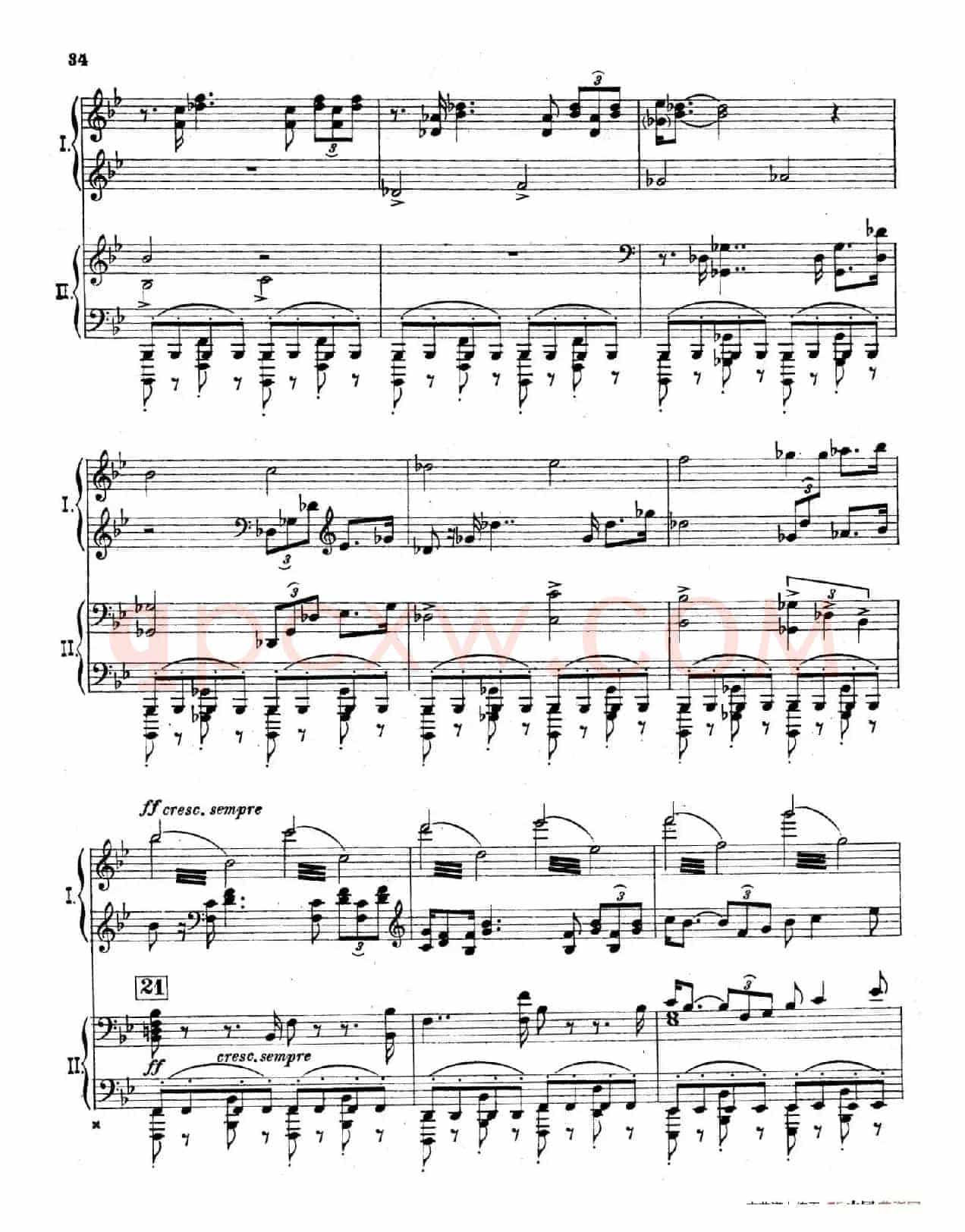The Pines of Rome(交响诗《罗马的松树》·双钢琴)(第四部分:阿皮亚大道上的松树)