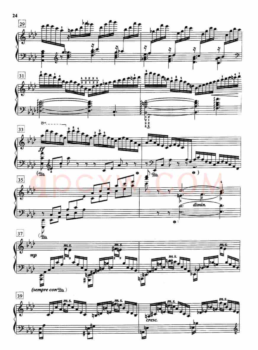 莫什科夫斯基练习曲（Op.72.No.11）