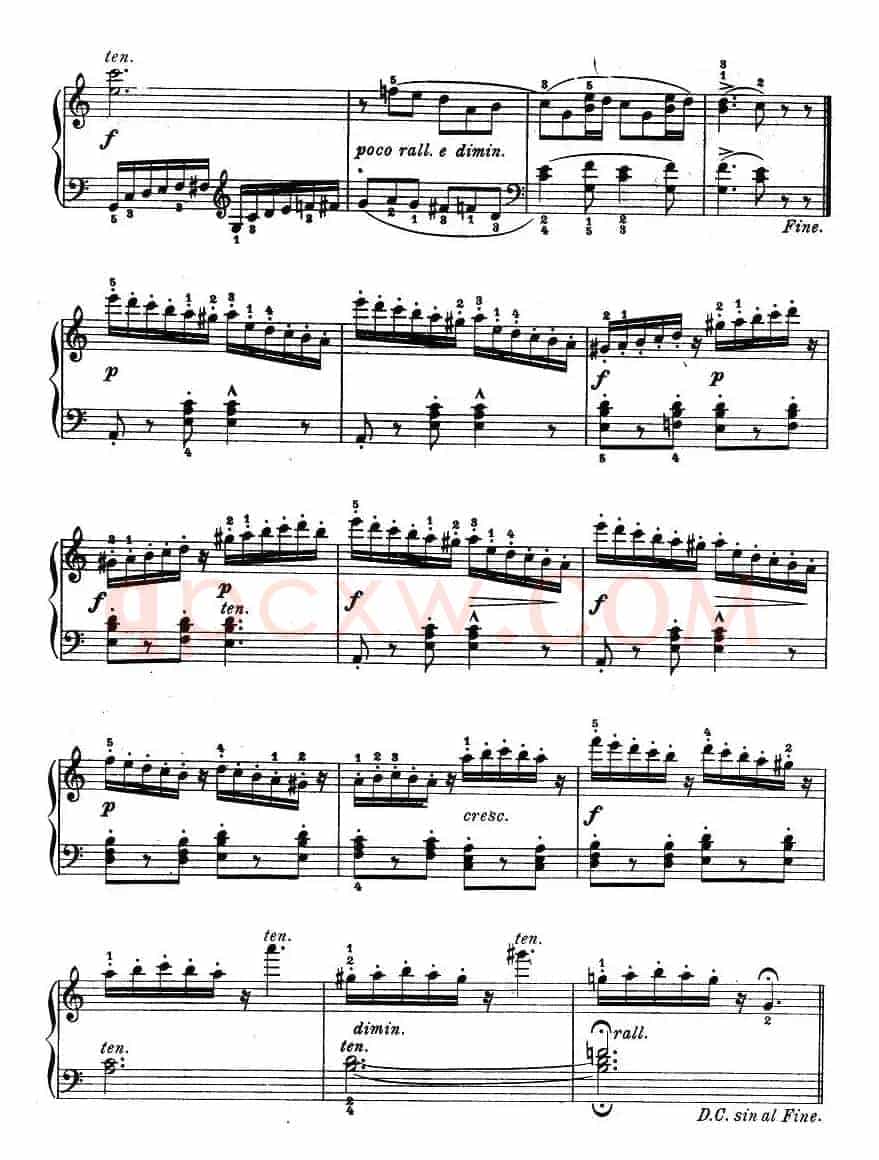 儿童钢琴进阶练习曲50首之37