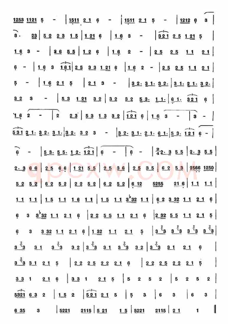 彝族民间乐曲：竖笛曲（九） 