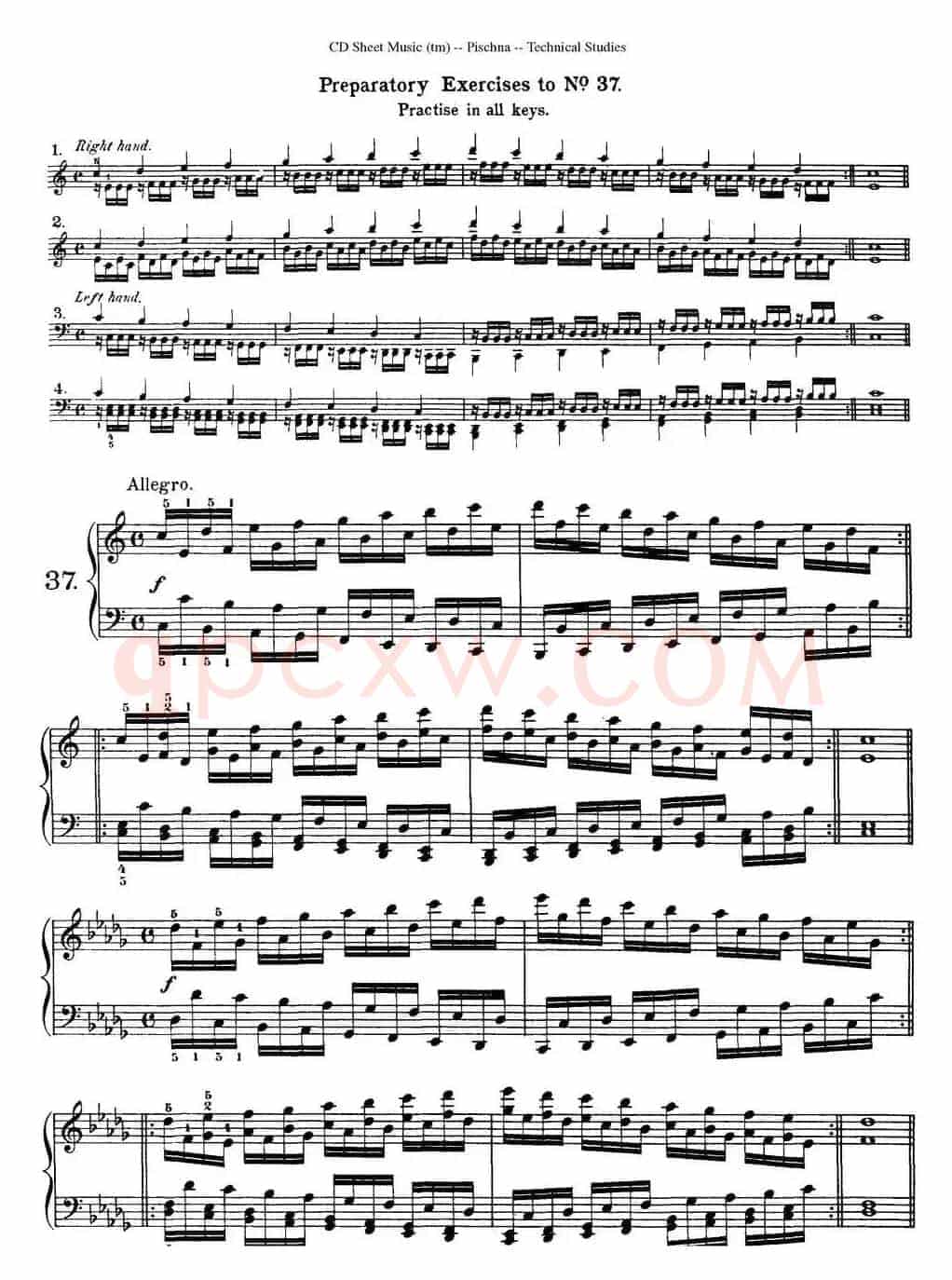 Technical Studies 60 Progressive Exercises (60首钢琴循序渐进练习曲 P51——60)