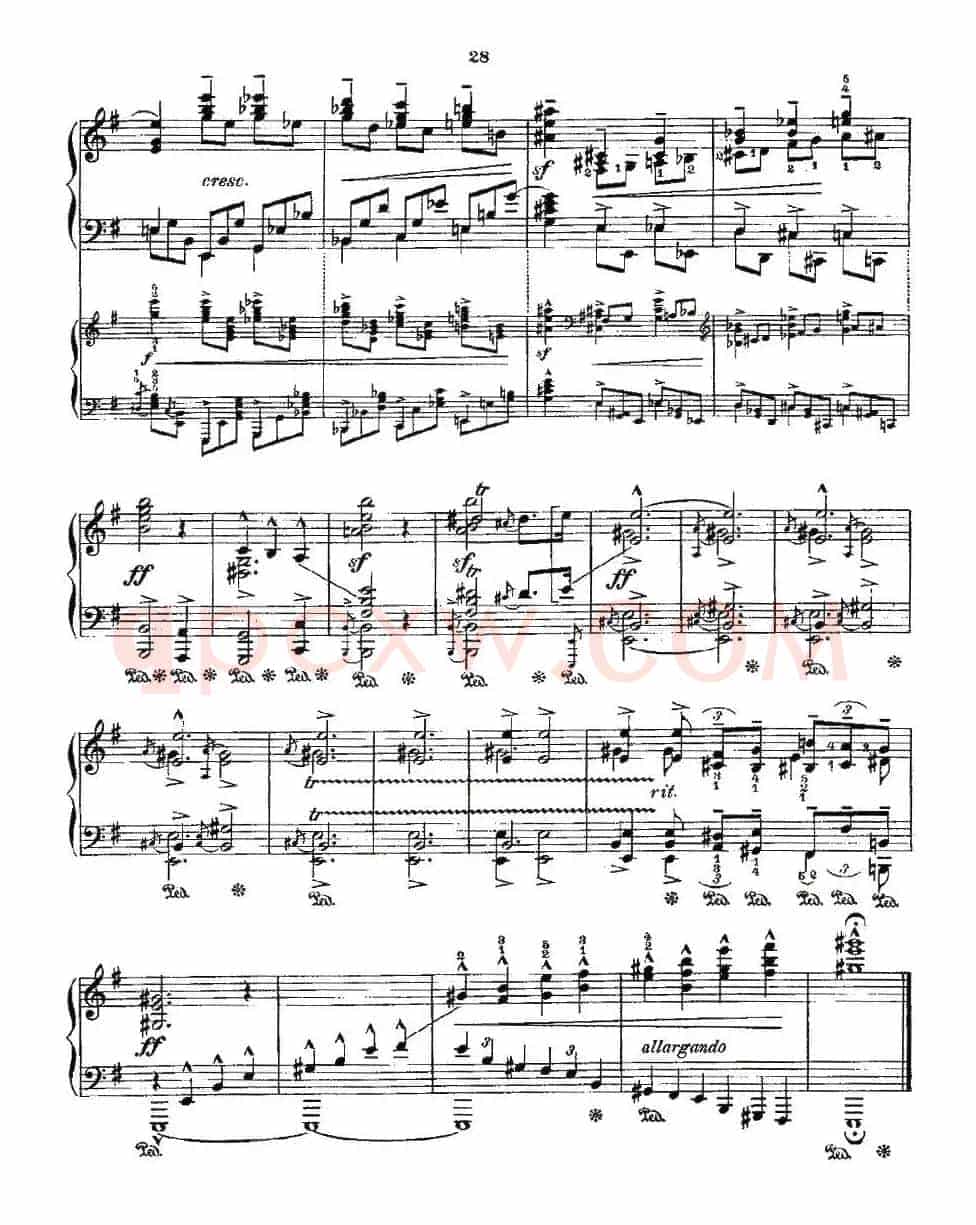 肖邦《练习曲》Fr.Chopin Op.25 No5-1