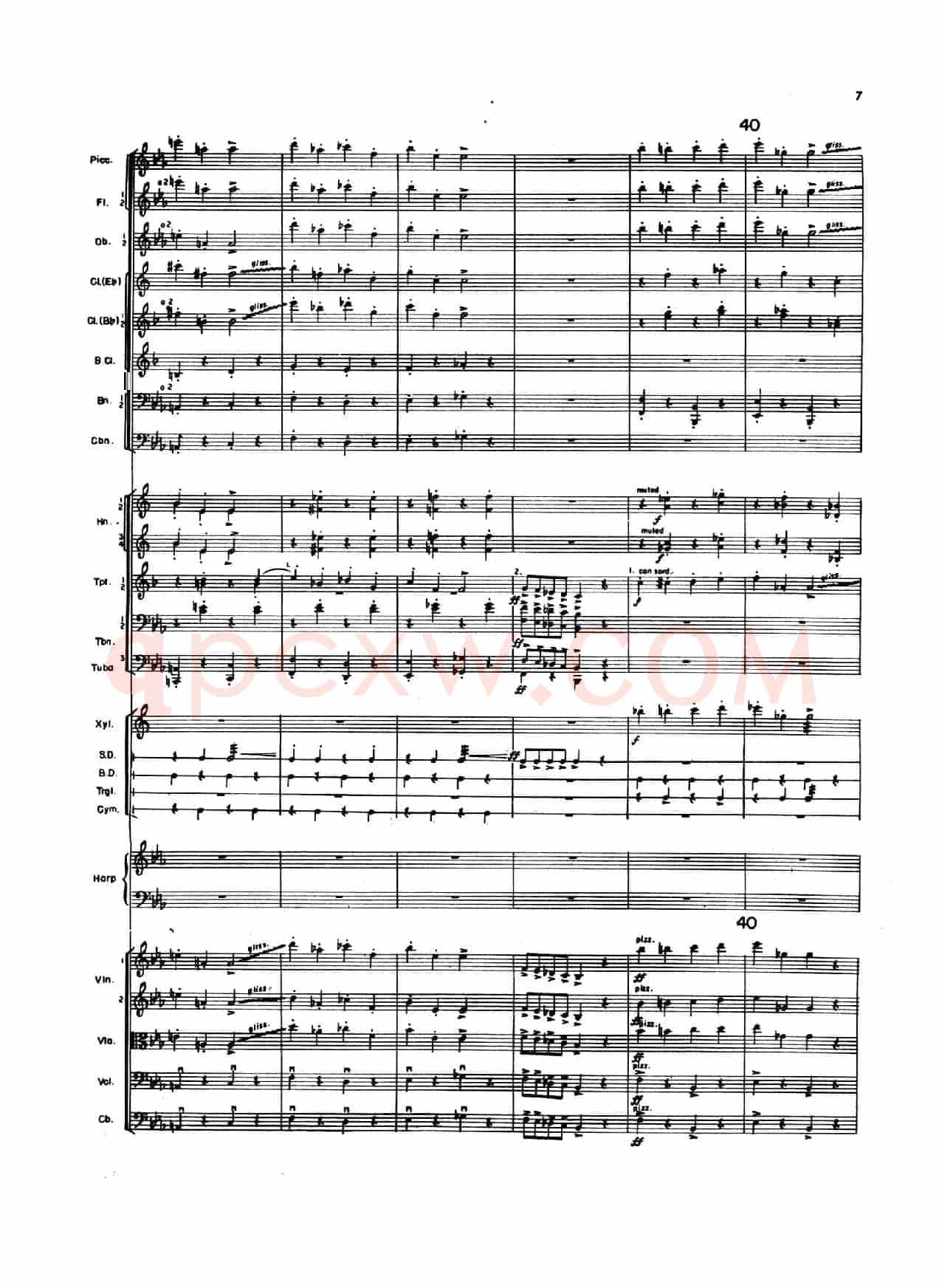 OVERTURE TO CANDIDE(《坎迪德》序曲)(交响乐总谱)