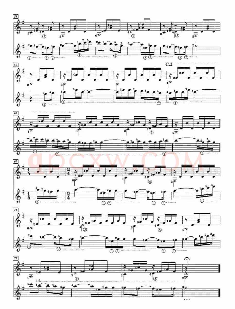 TRISTE COEUR（午后的旅程 [吉他二重奏]）