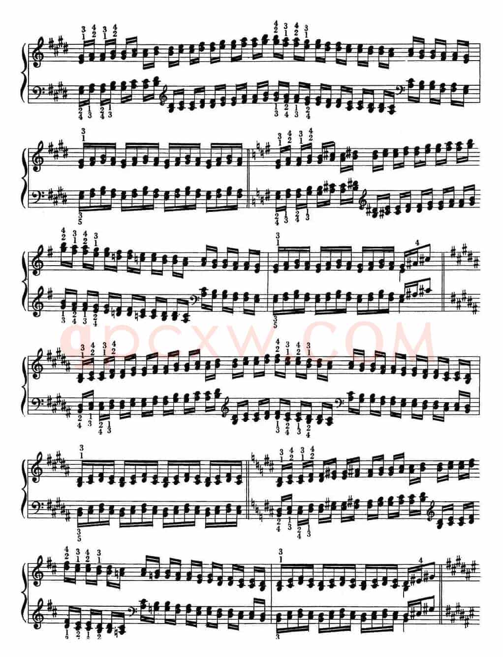 Technical Exercises S.146(李斯特钢琴技巧练习 BOOK Ⅴ)