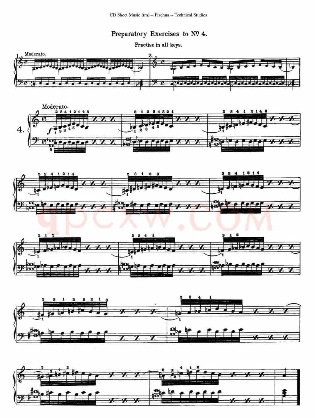 Technical Studies 60 Progressive Exercises (60首钢琴循序渐进练习曲 P1——10)