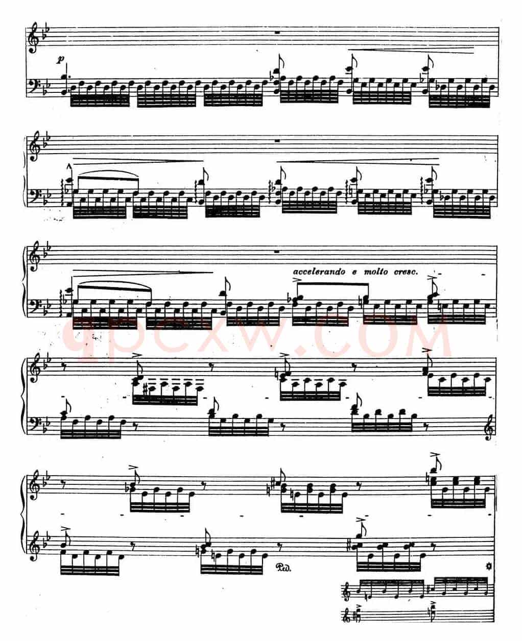 6首帕格尼尼大练习曲（Tremolo Etude Nr.1）