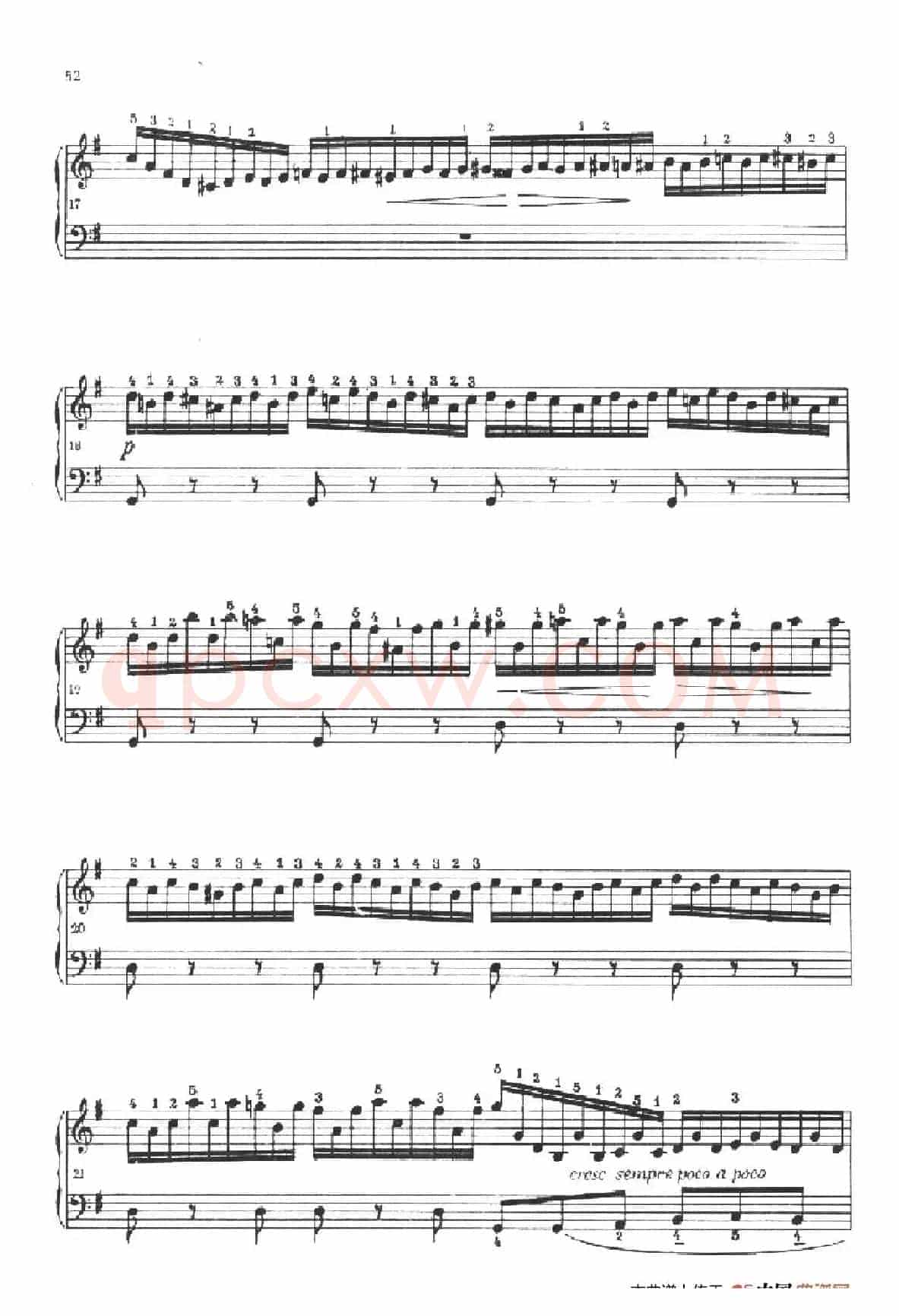 《车尔尼手风琴练习曲集》第Ⅱ册（第21——23首）